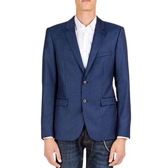 The Kooples Joy Daks Wool Slim Fit Sport Coat - Size 34 - Picture 1 of 5
